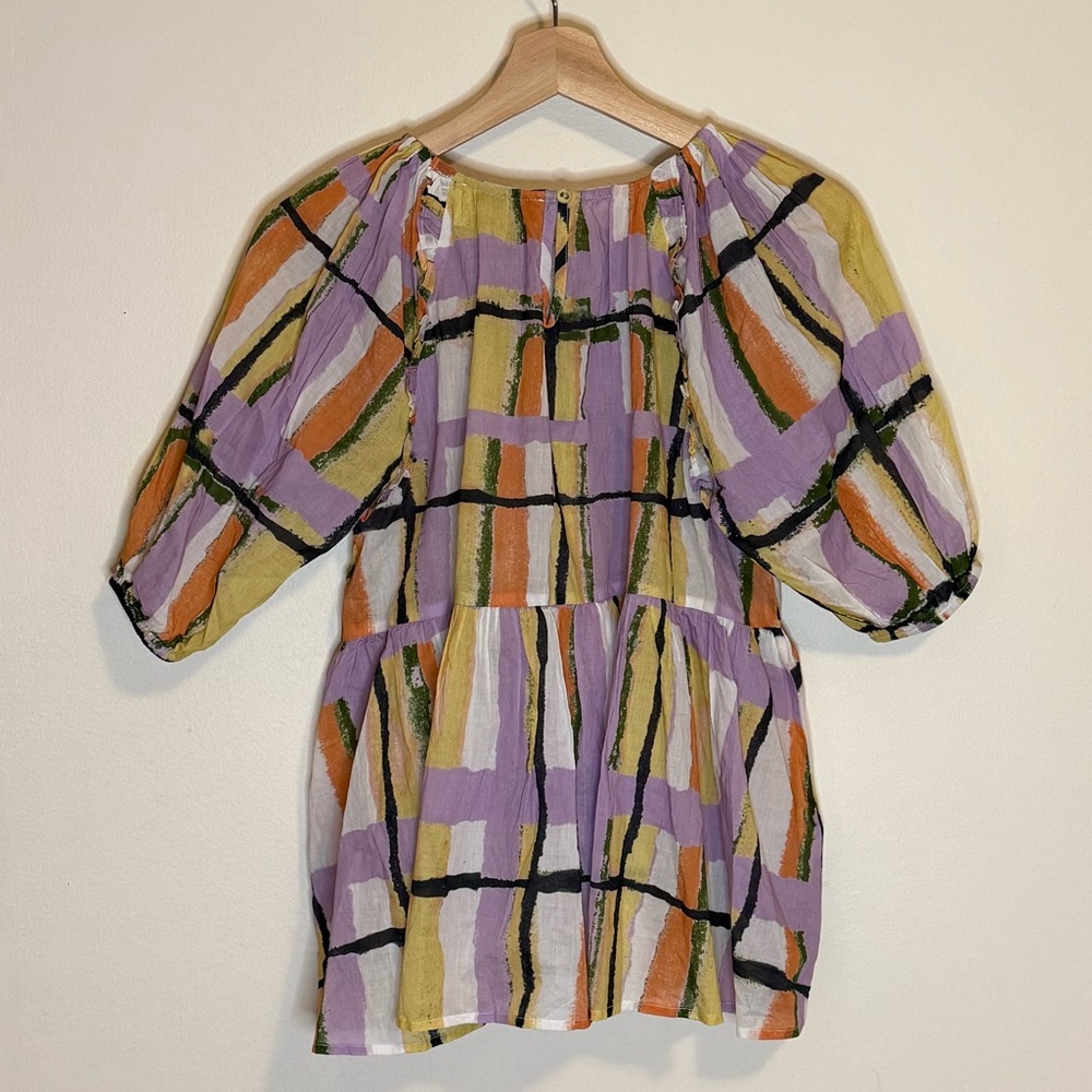 Cleobella Iona Blouse in Saffron Hale Print - Picture 2 of 7